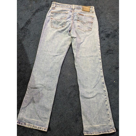 Harley Davidson Boot Cut Jeans Womens Size 10 Medium Wash Denim Motorcycle Biker - Picture 9 of 13